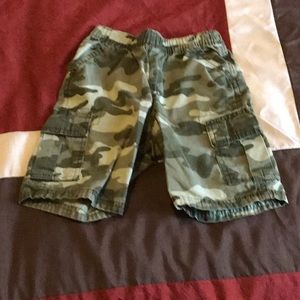 Boys camouflage shorts
